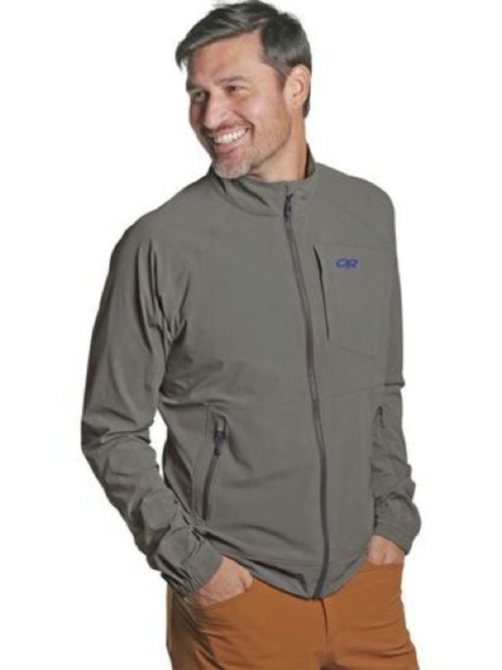 EUC Outdoor Research Men's Lightweight Shirt Jacket in Gray Sz M